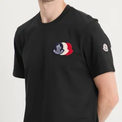 Moncler Triple Logo Heavy Cotton T-Shirt