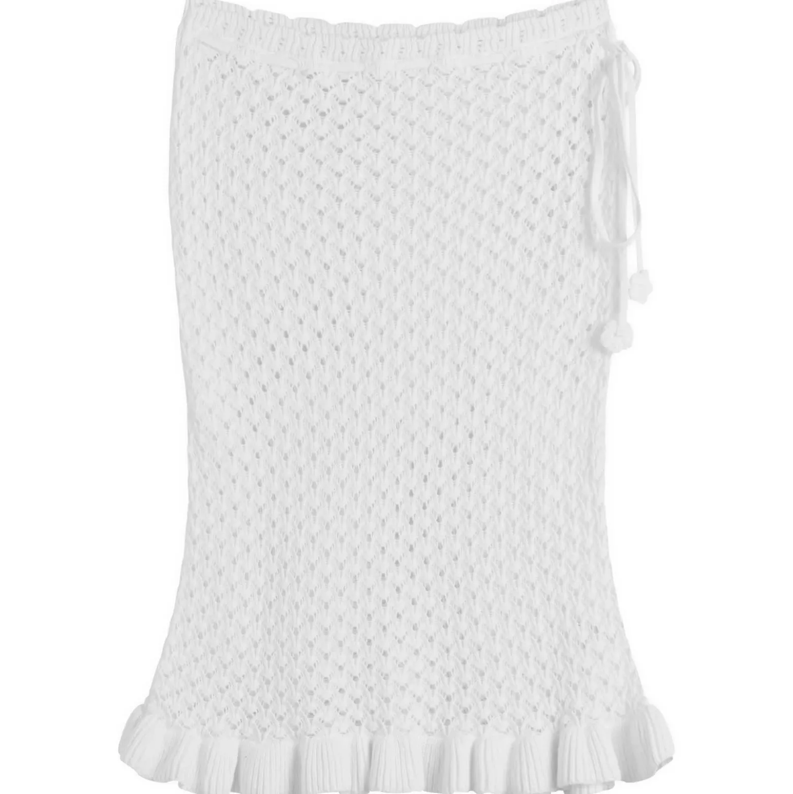 My Mum Made It Lace Knit Midi Skirt