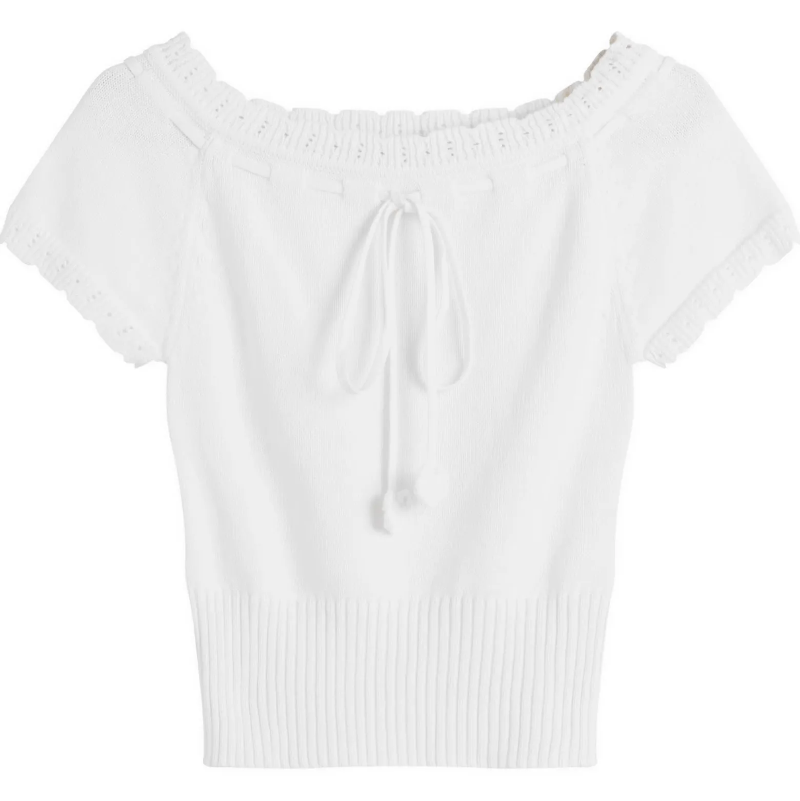 My Mum Made It Lace Knit Top