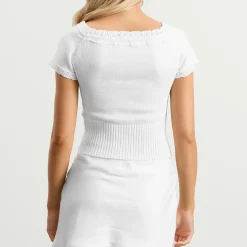 My Mum Made It Lace Knit Top