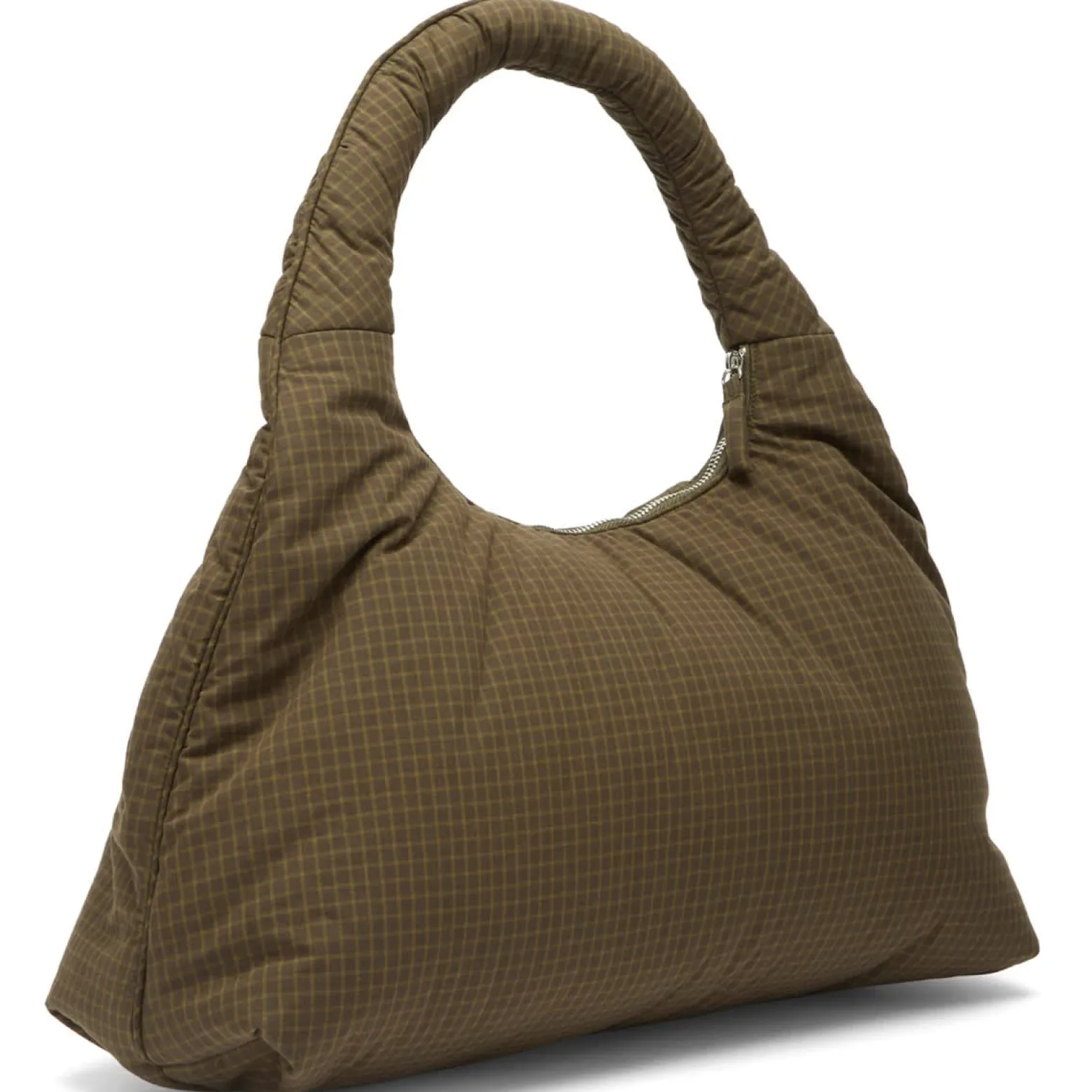 My Mum Made It Large Pleat Puffer Tote Bag