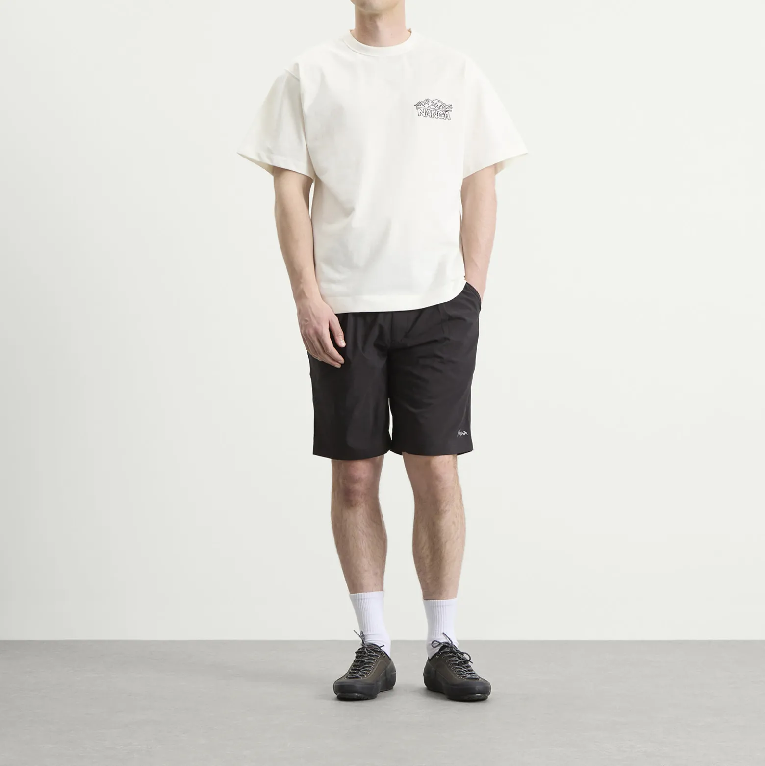 NANGA Eco Hybrid Line Drawing T-Shirt