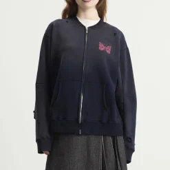 Needles Deconstructed Zipped Sweat