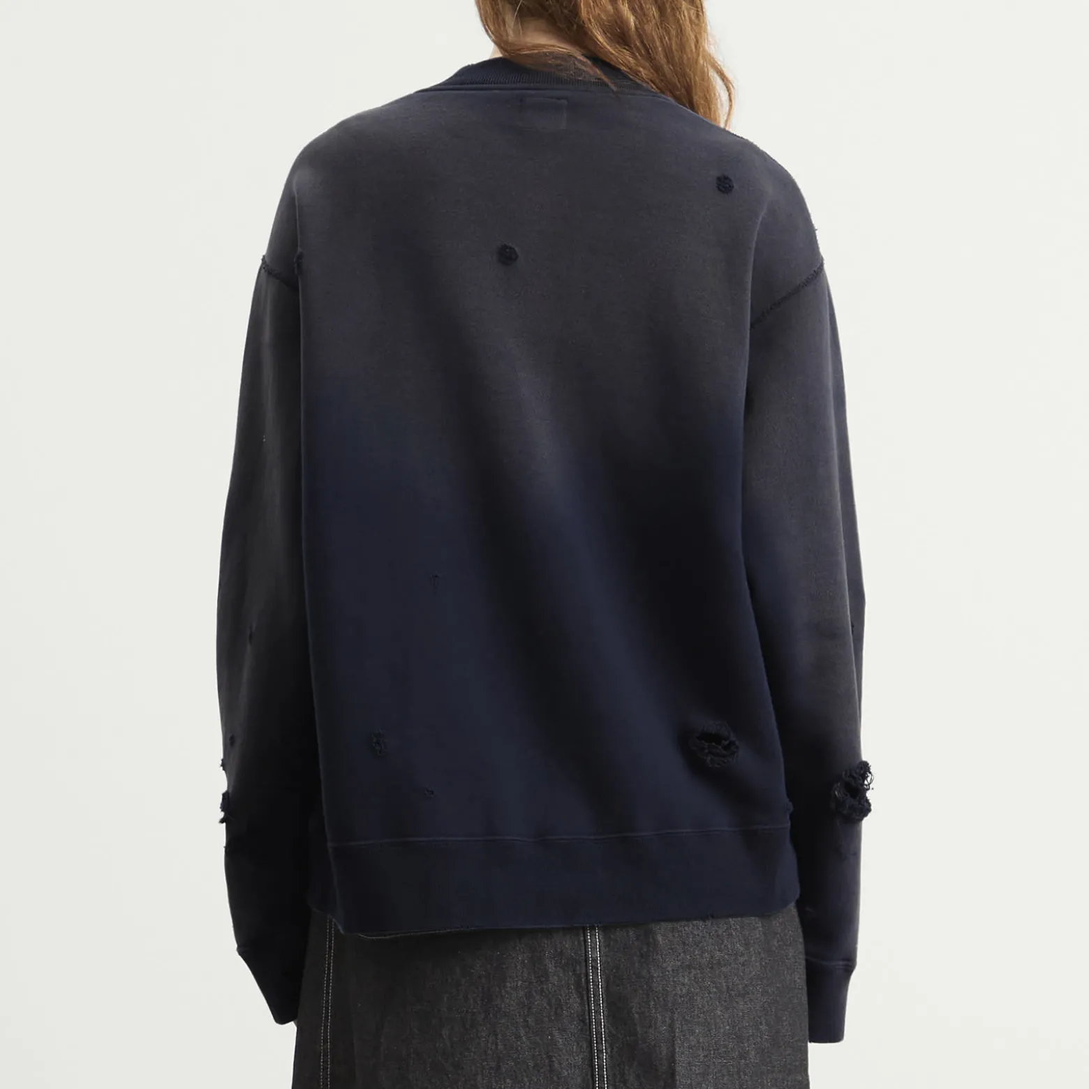 Needles Deconstructed Zipped Sweat