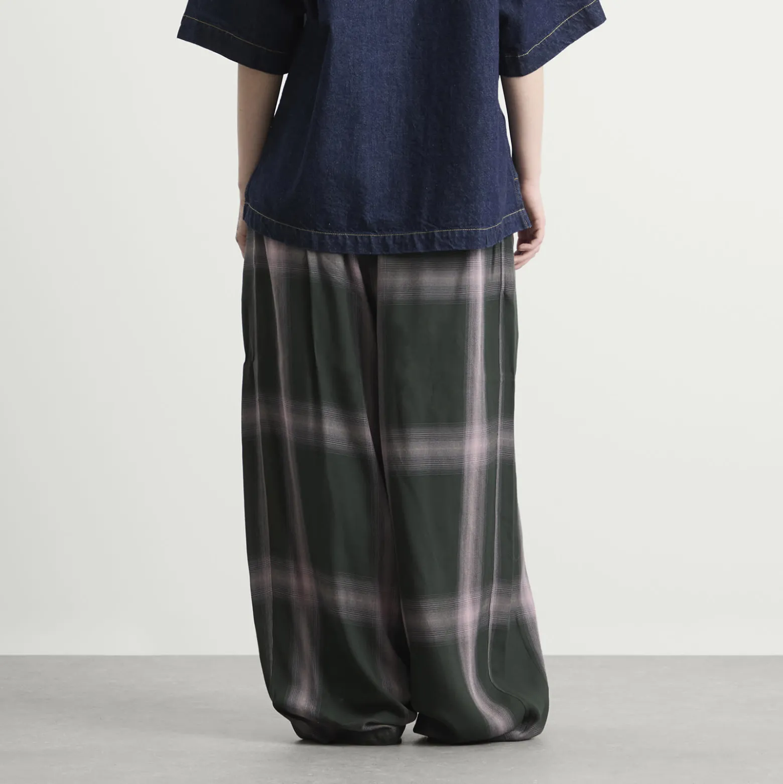 Needles H.D Rayon Plaid Pants