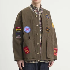 Needles Waxed Cloth Shooting Jacket