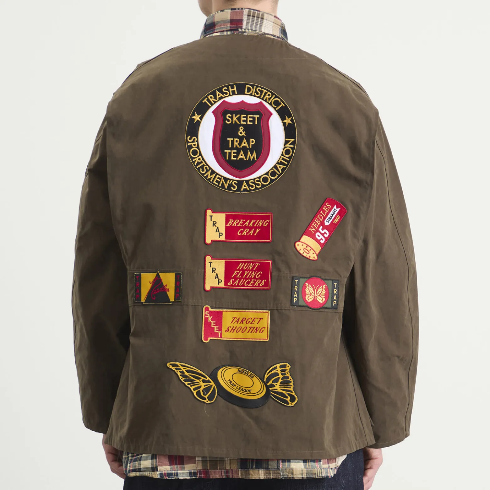 Needles Waxed Cloth Shooting Jacket