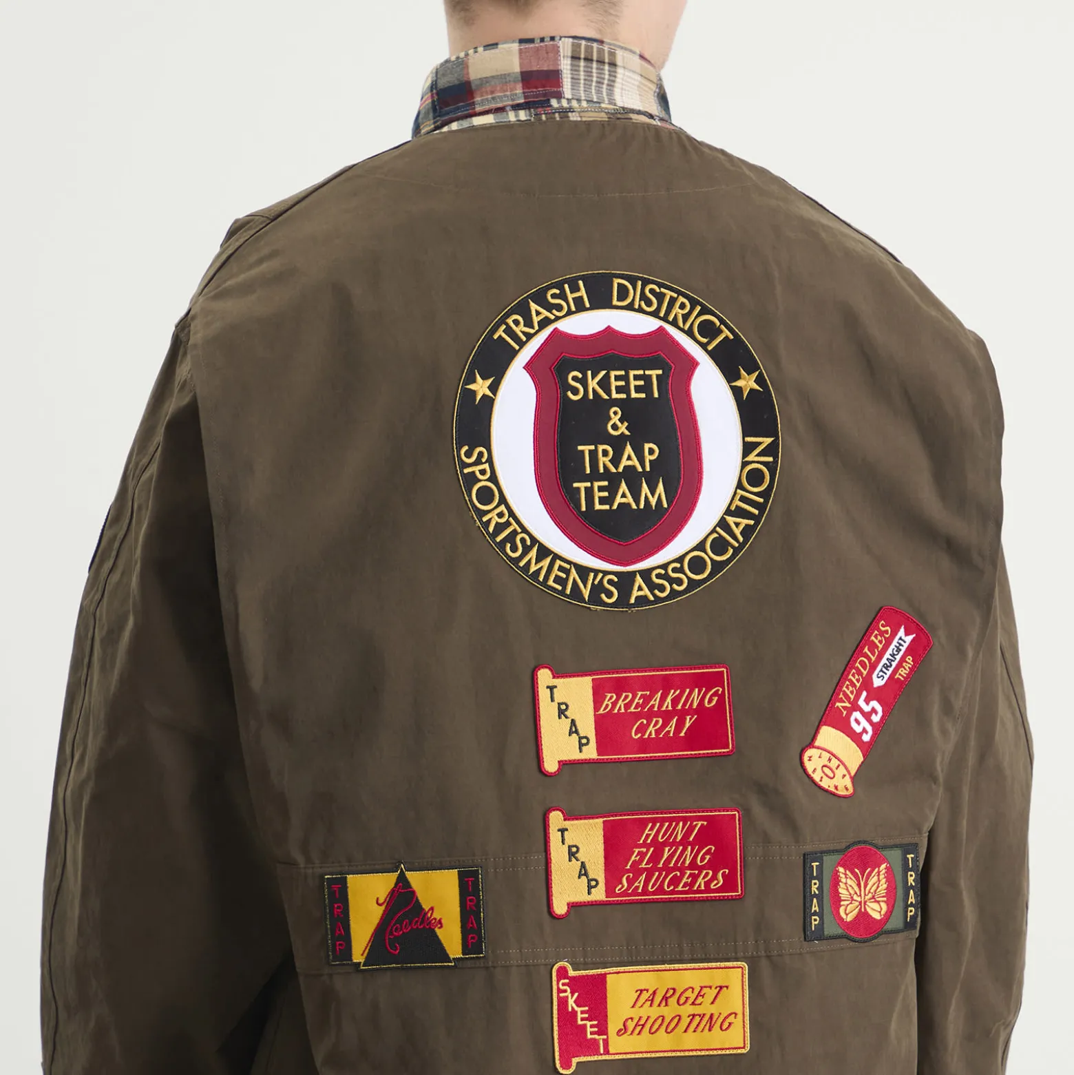Needles Waxed Cloth Shooting Jacket