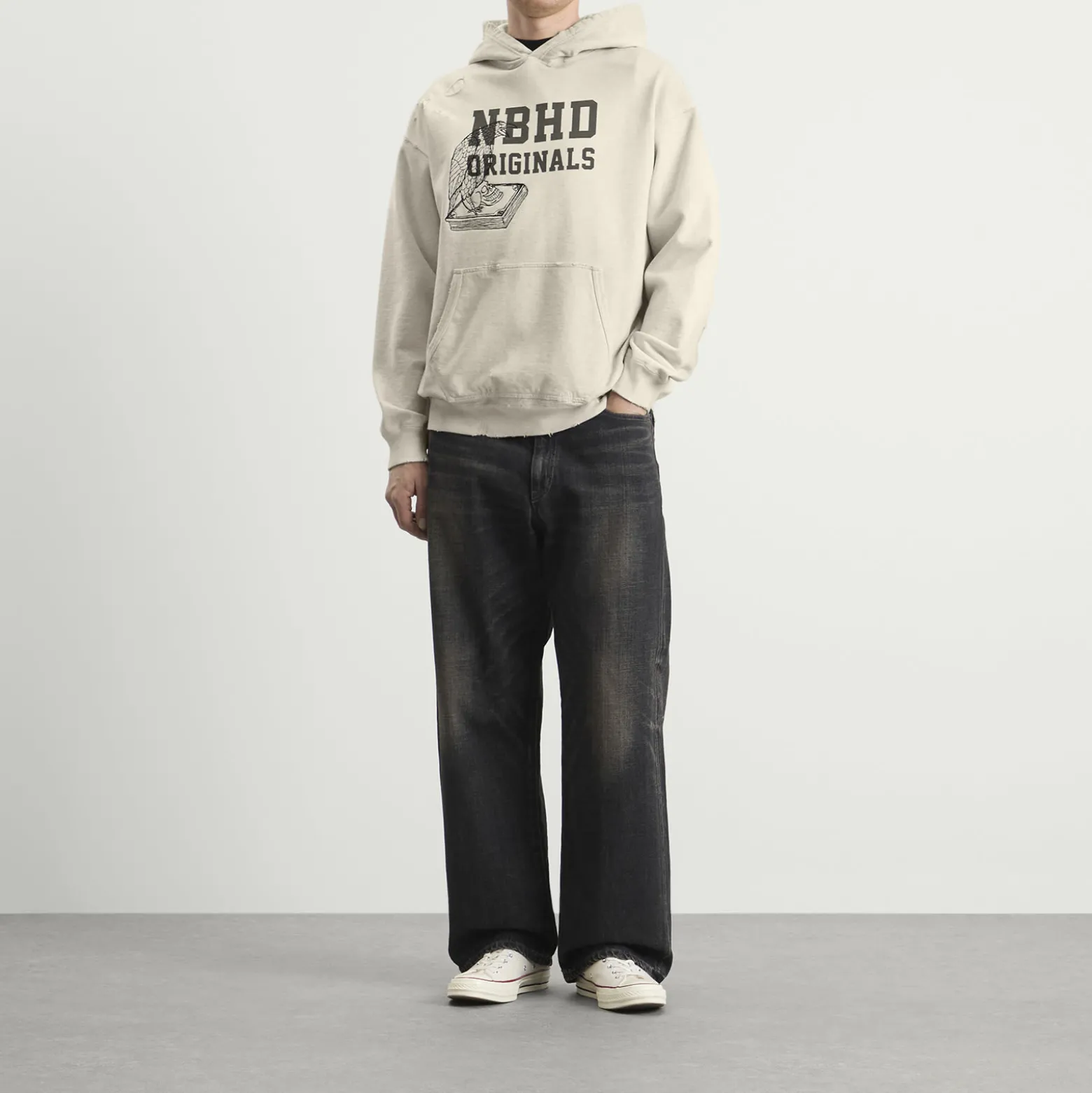 Neighborhood Embroidered Savage Hoodie