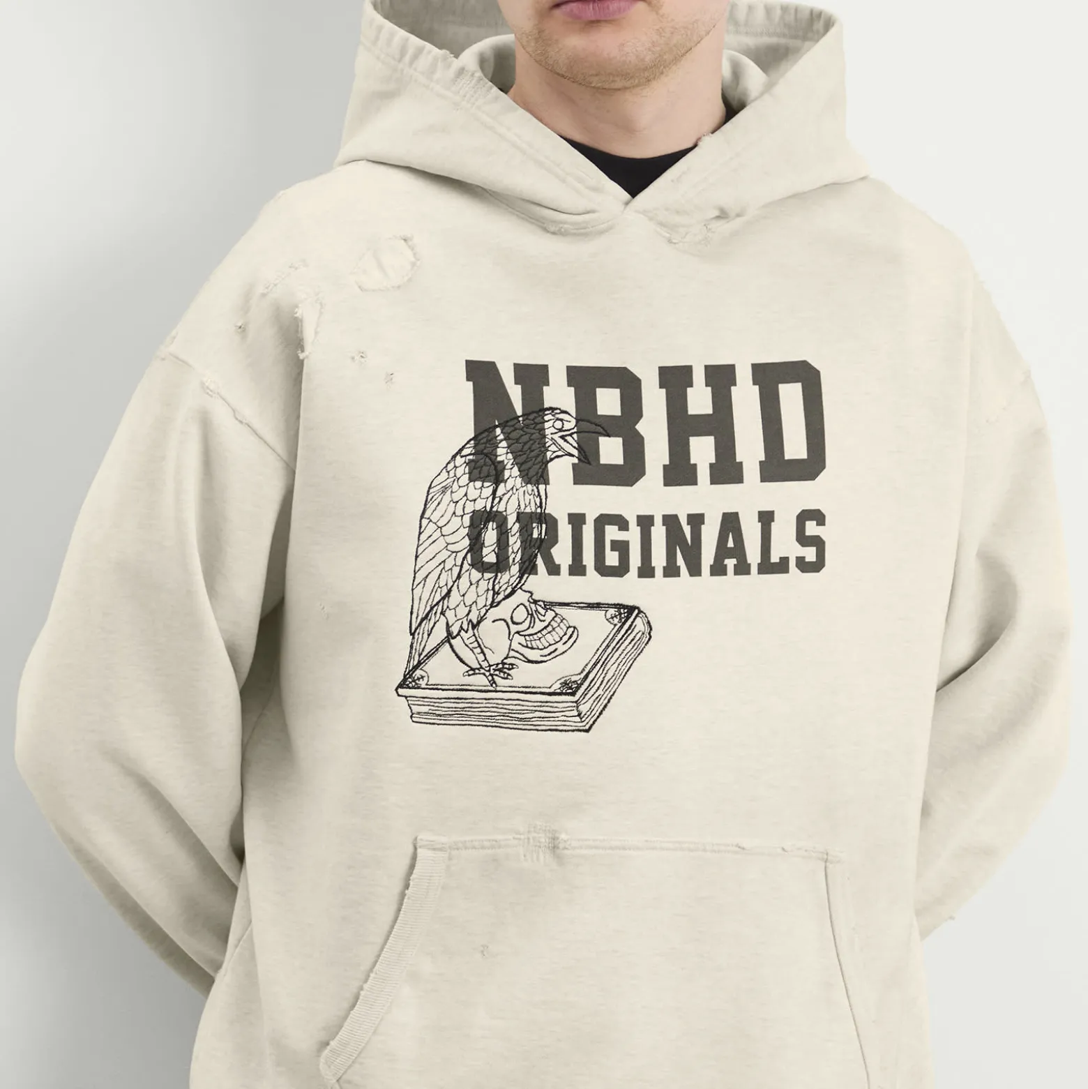 Neighborhood Embroidered Savage Hoodie