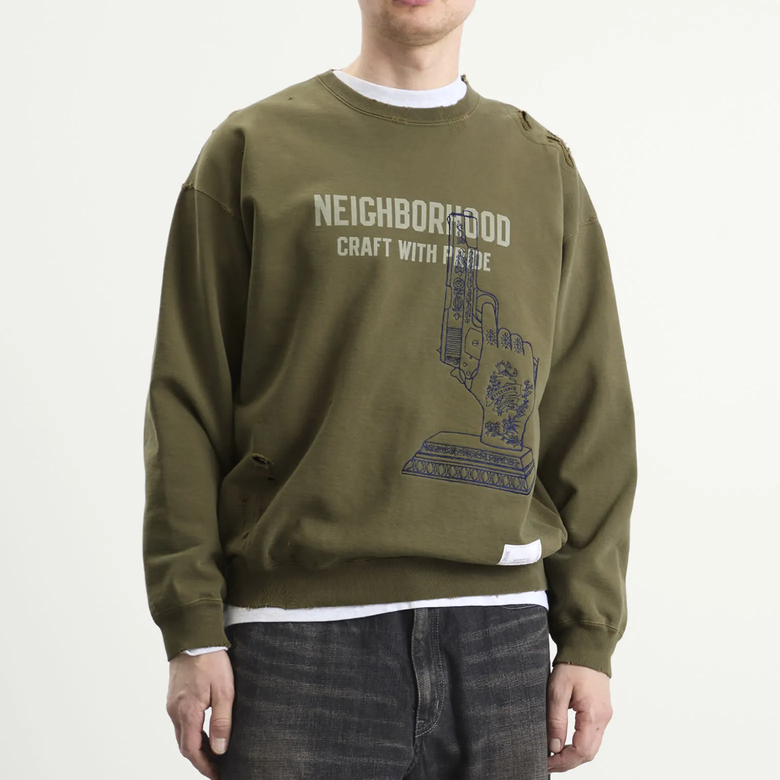 Neighborhood Embroidered Savage Sweatshirt