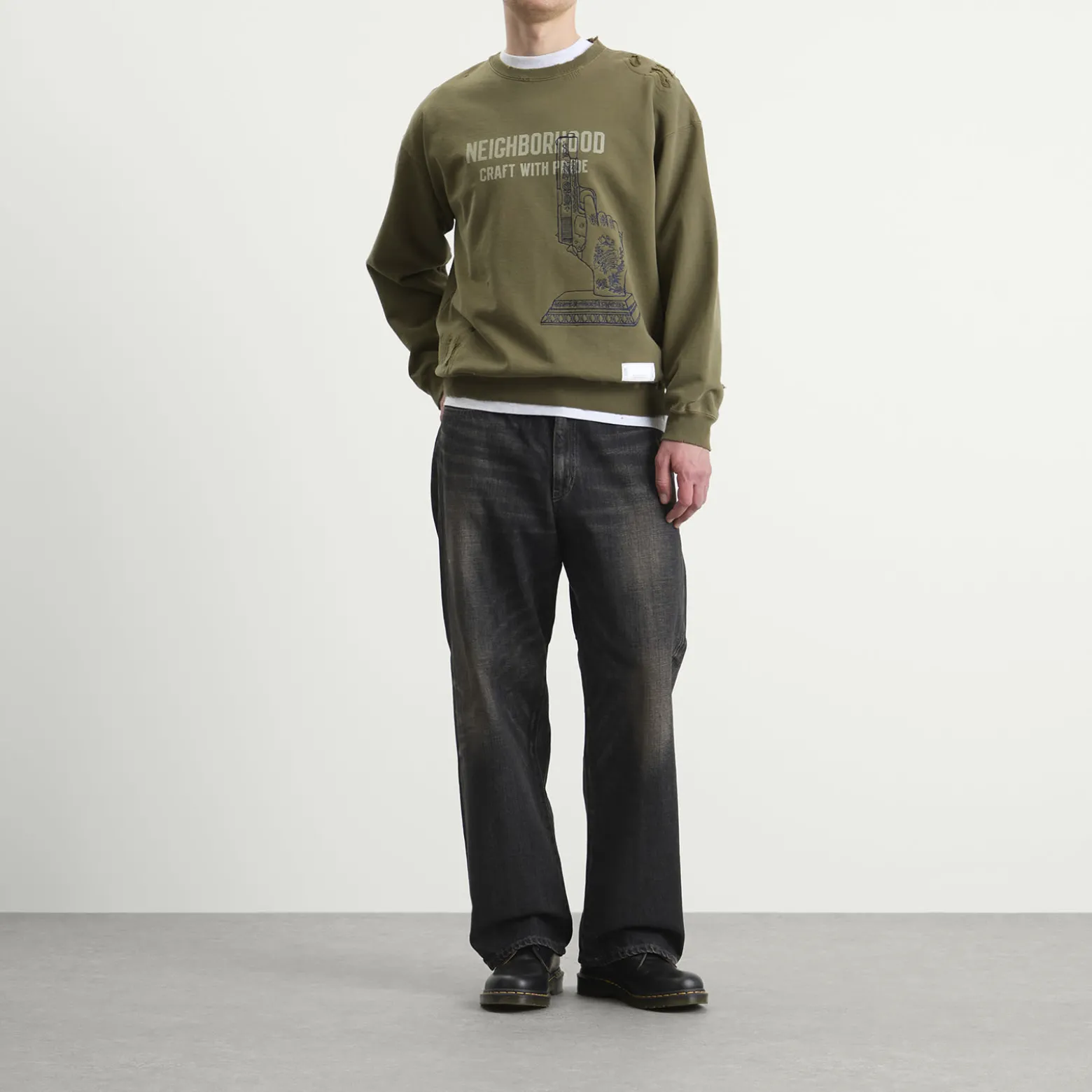 Neighborhood Embroidered Savage Sweatshirt