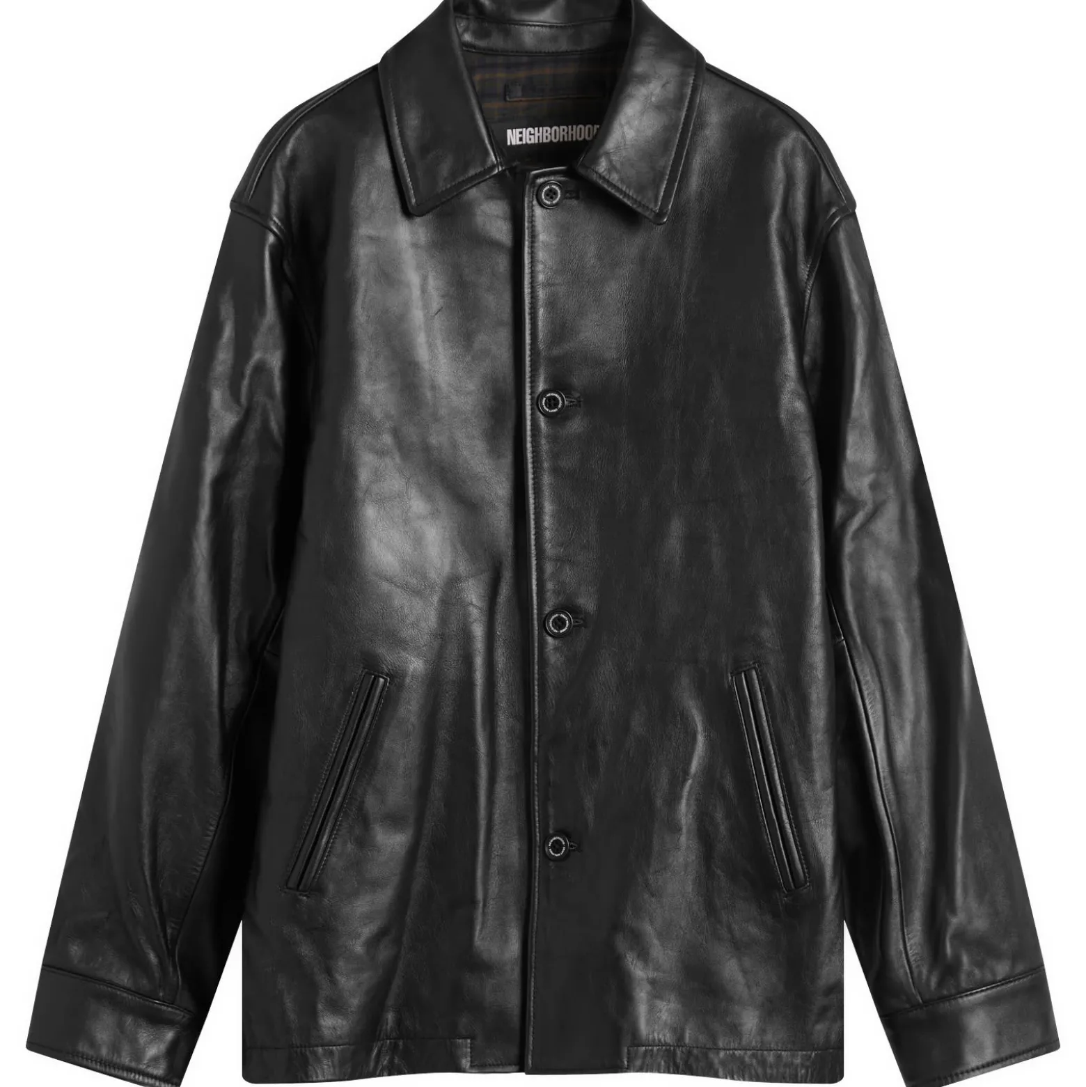 Neighborhood Leather Car Coat
