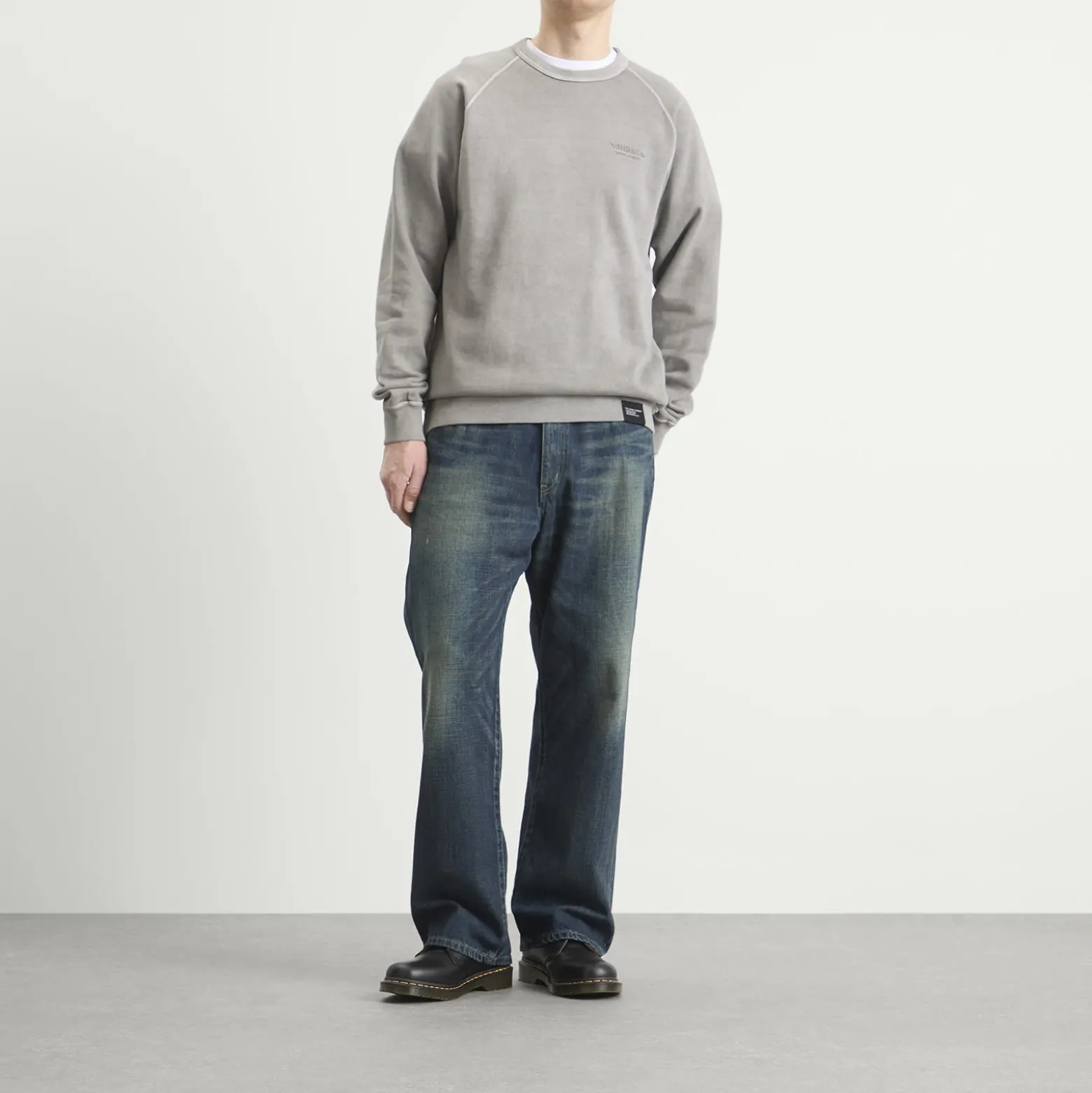 Neighborhood Pigment Dyed Logo Sweatshirt