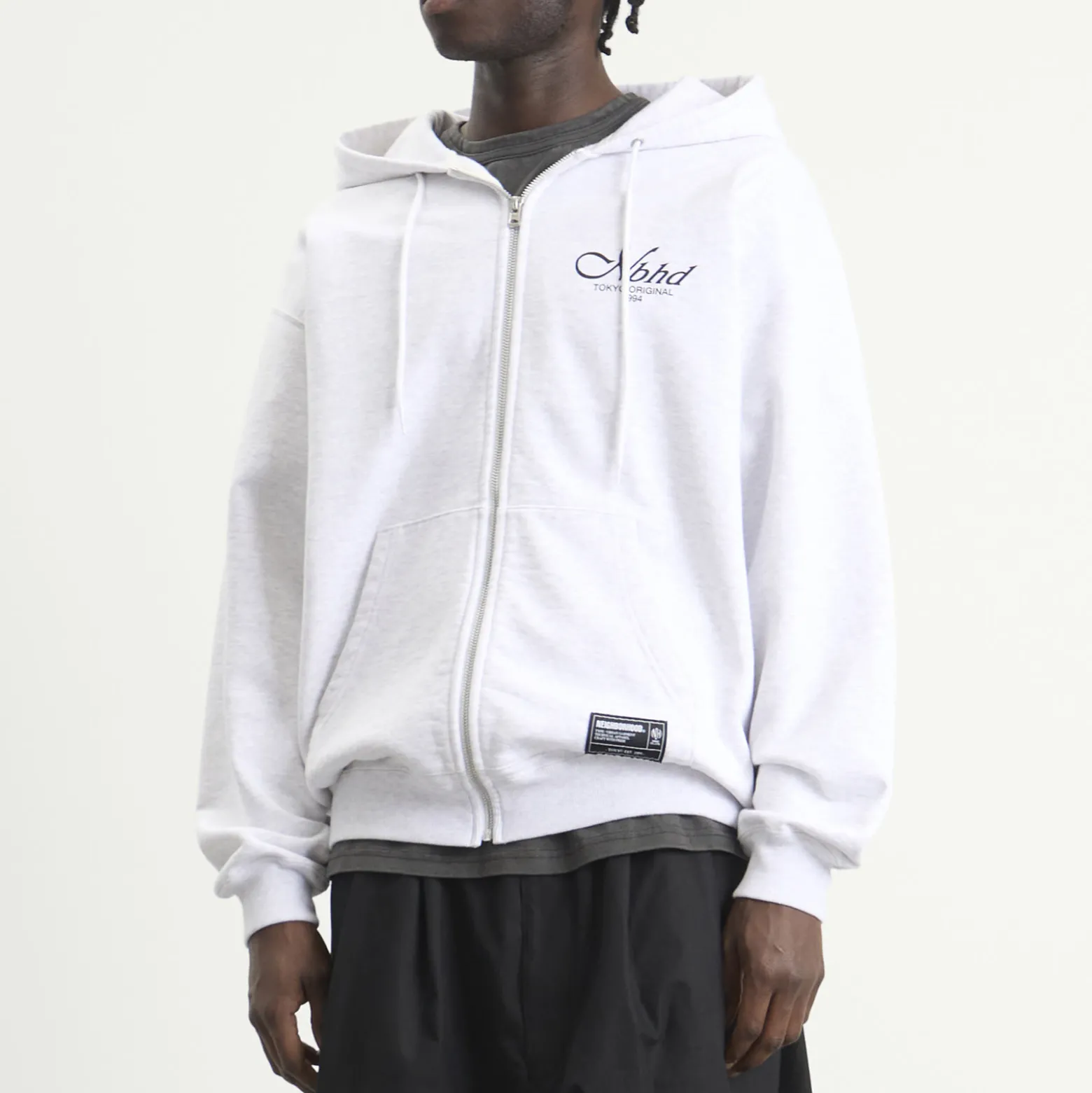 Neighborhood Staple Logo Zip Hoodie