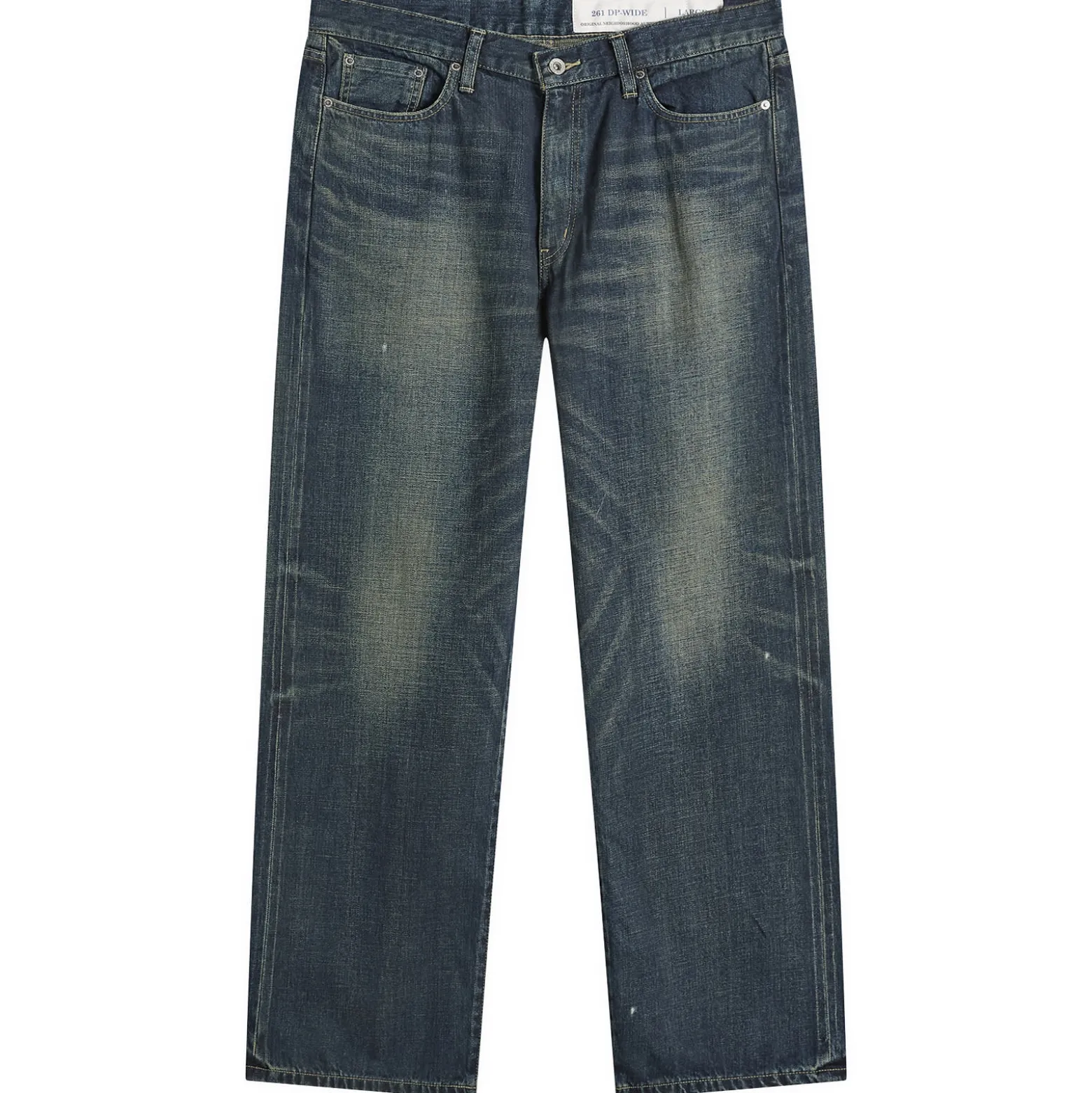Neighborhood Washed Denim DP Wide Jeans