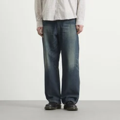 Neighborhood Washed Denim DP Wide Jeans