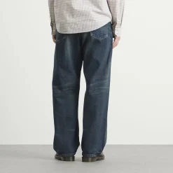 Neighborhood Washed Denim DP Wide Jeans