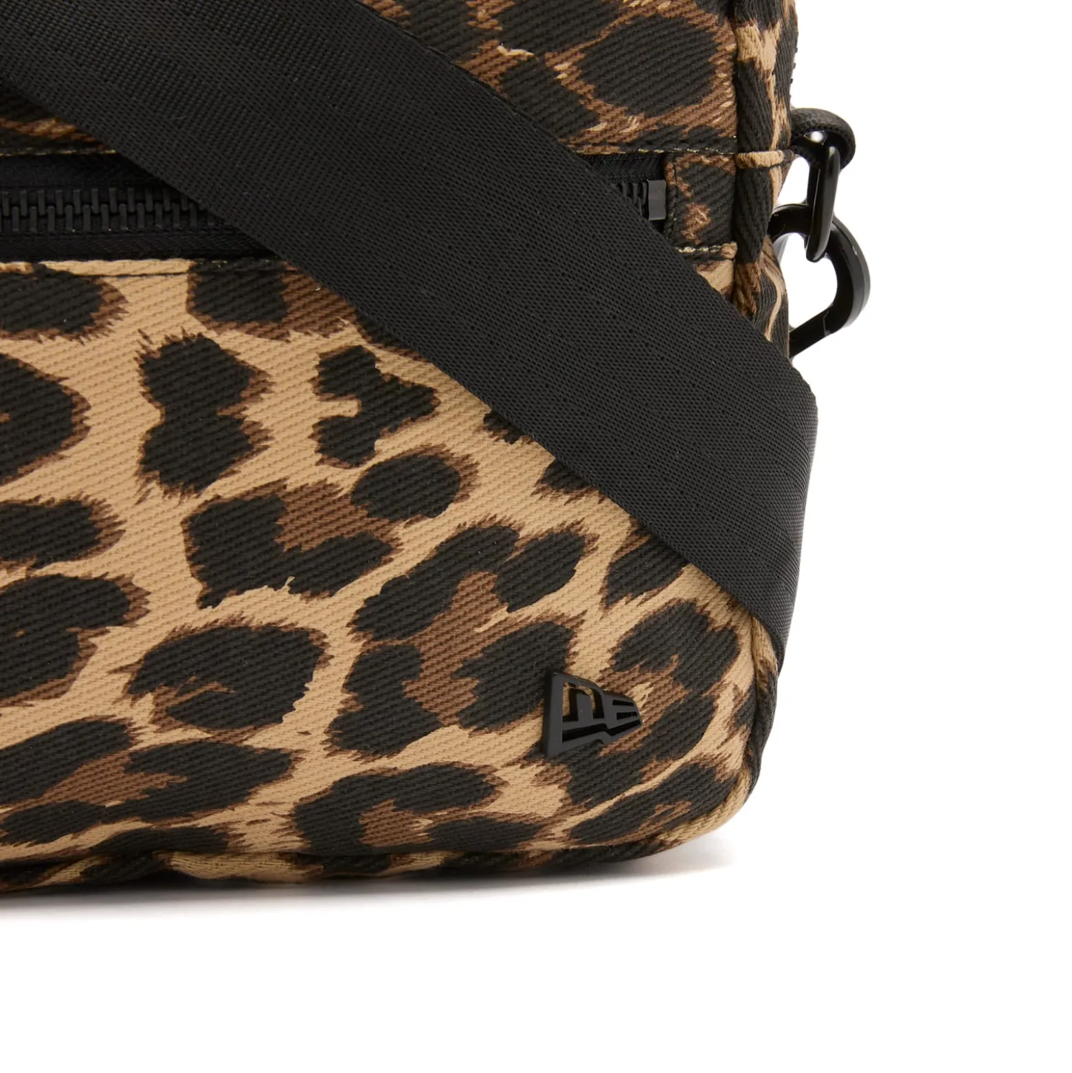 New Era Leopard Canvas Cross-Body Bag