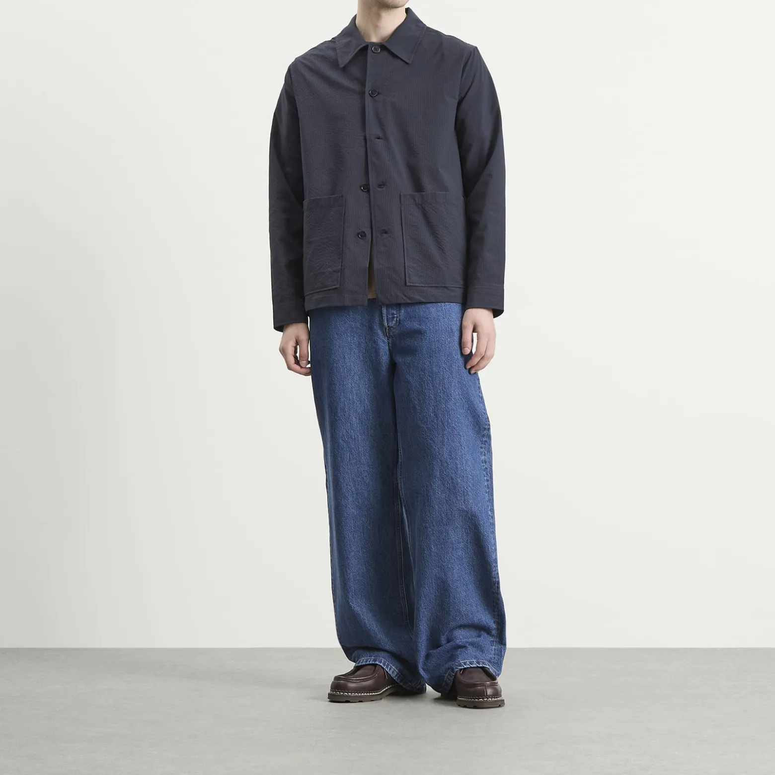 NN07 Blaze Seersucker Shirt Jacket