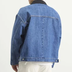 NOMARHYTHM TEXTILE Bandana Embroidery Denim Jacket