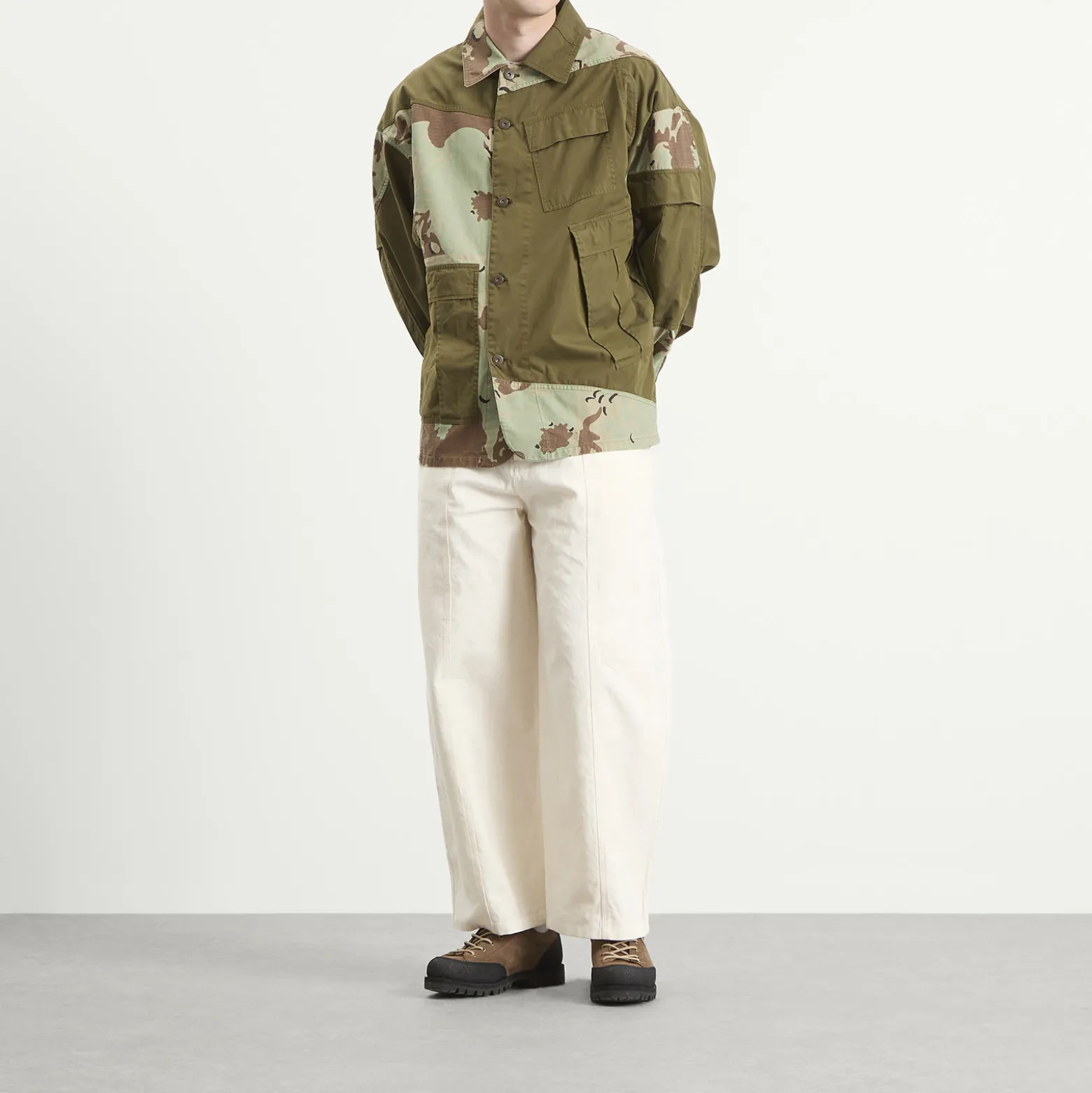NOMARHYTHM TEXTILE x Needles Rebuild Coverall Jacket