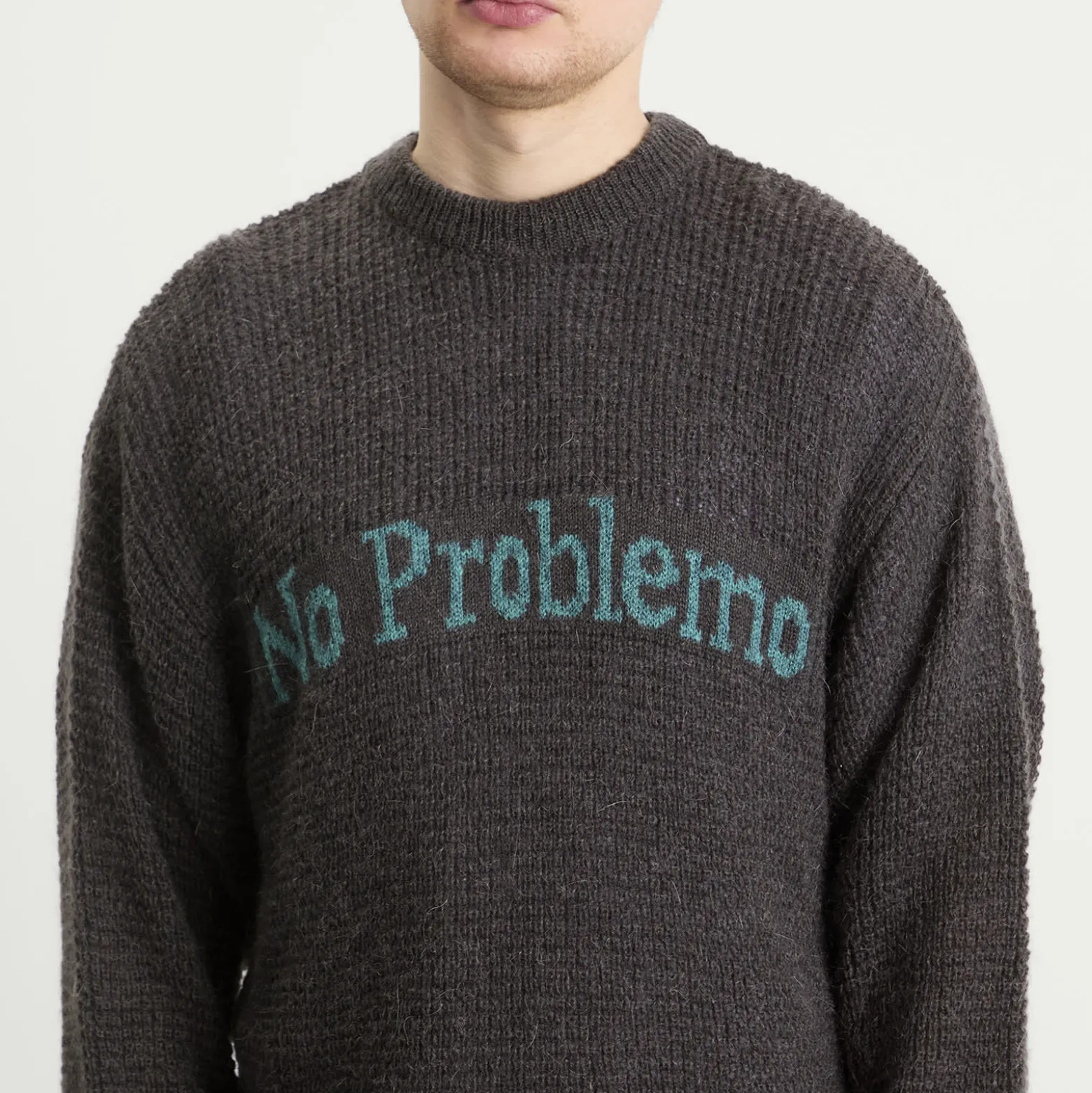 No Problemo Waffle Knit Jumper