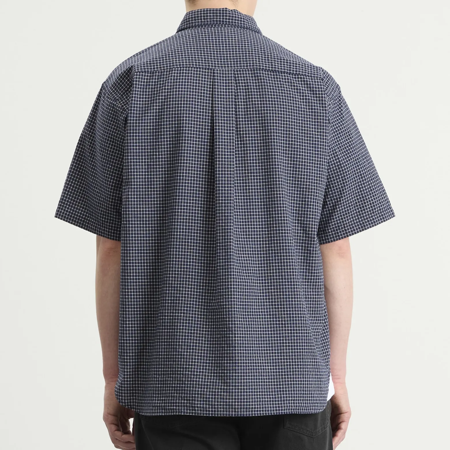 Norse Projects Espevik Oversized Check Short Sleeve Shirt