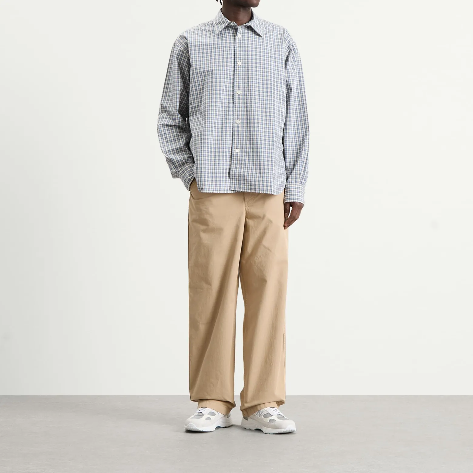 Norse Projects Falster Fine Check Oversized Shirt