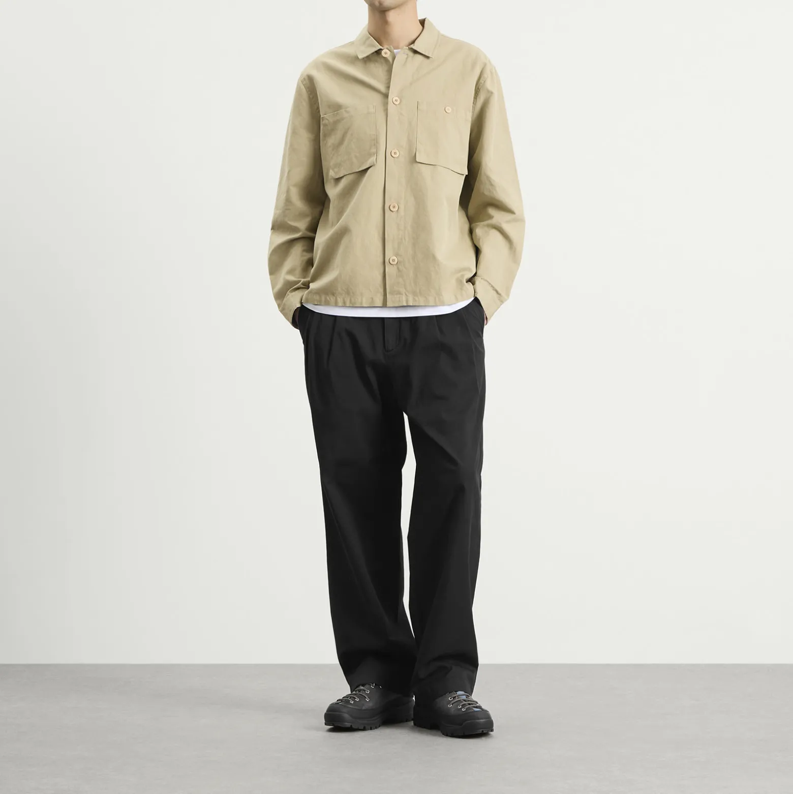 Norse Projects Hestur Relaxed Twill Pleated Trousers