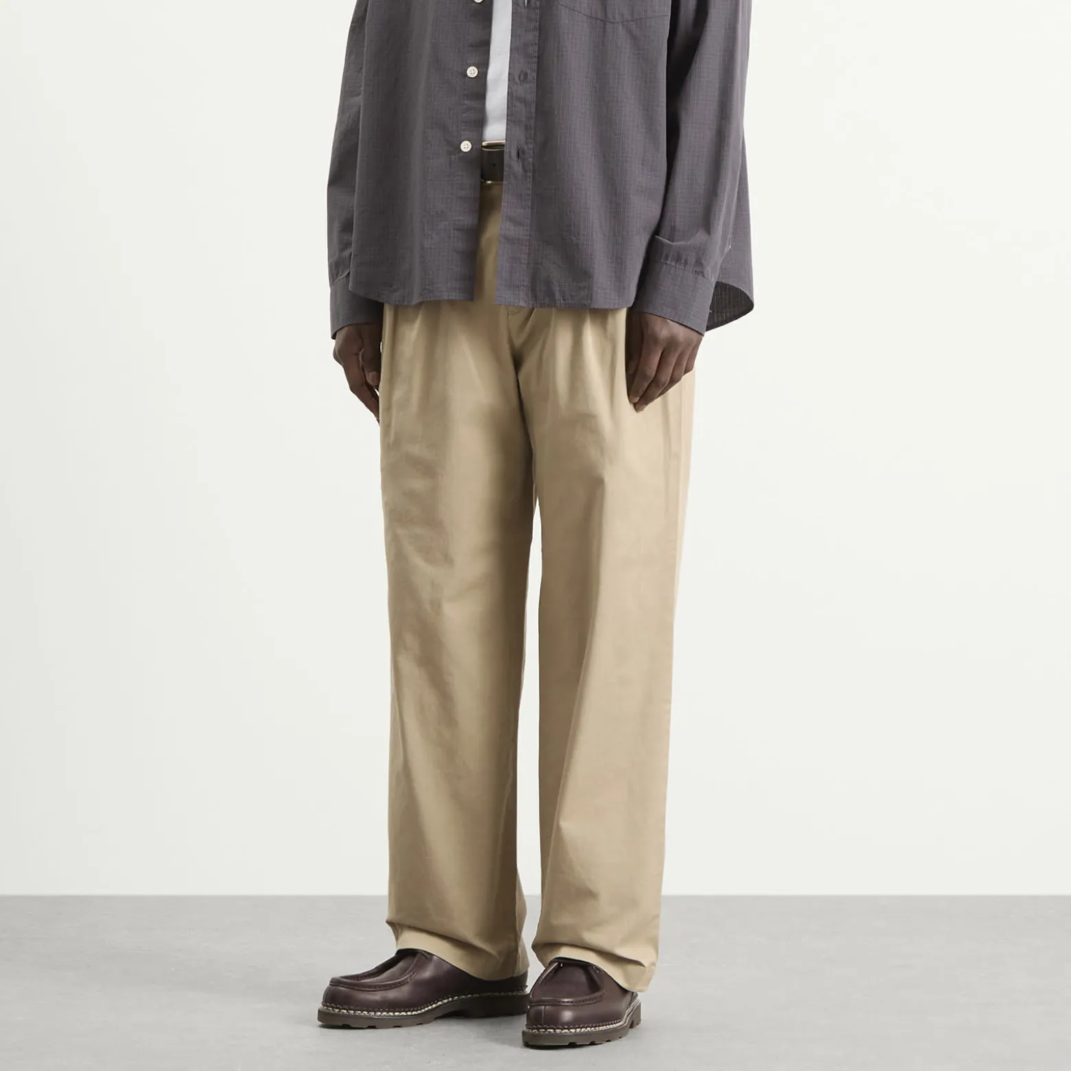 Norse Projects Hestur Relaxed Twill Pleated Trousers
