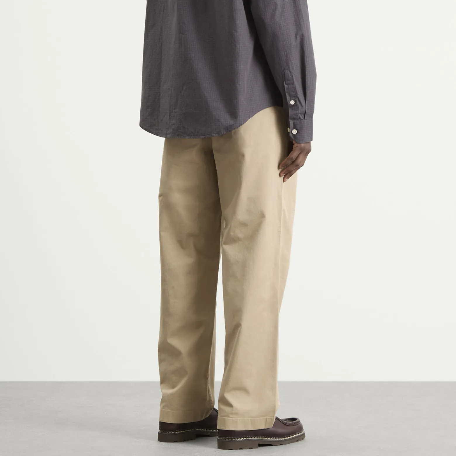 Norse Projects Hestur Relaxed Twill Pleated Trousers