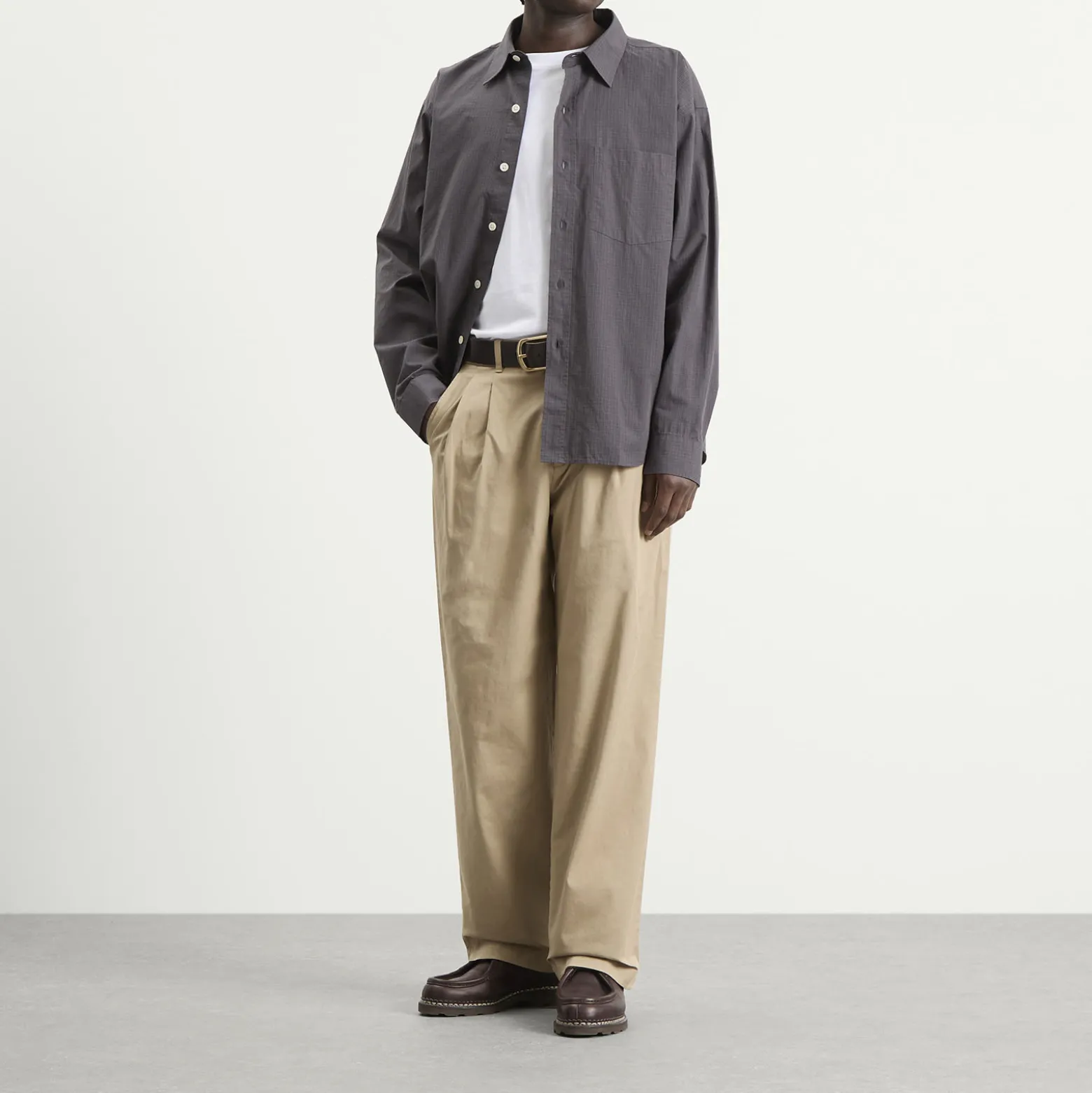Norse Projects Hestur Relaxed Twill Pleated Trousers