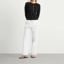 Nothing Written Lazy Cotton Drawstring Pants