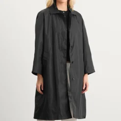 Nothing Written Urban Nylon Trench Coat