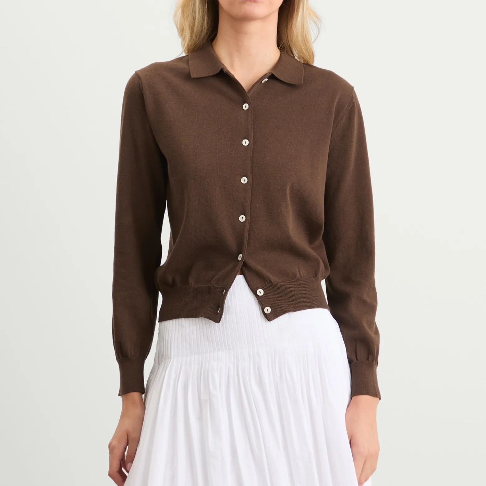 Nothing Written Villa Cotton Collar Cardigan