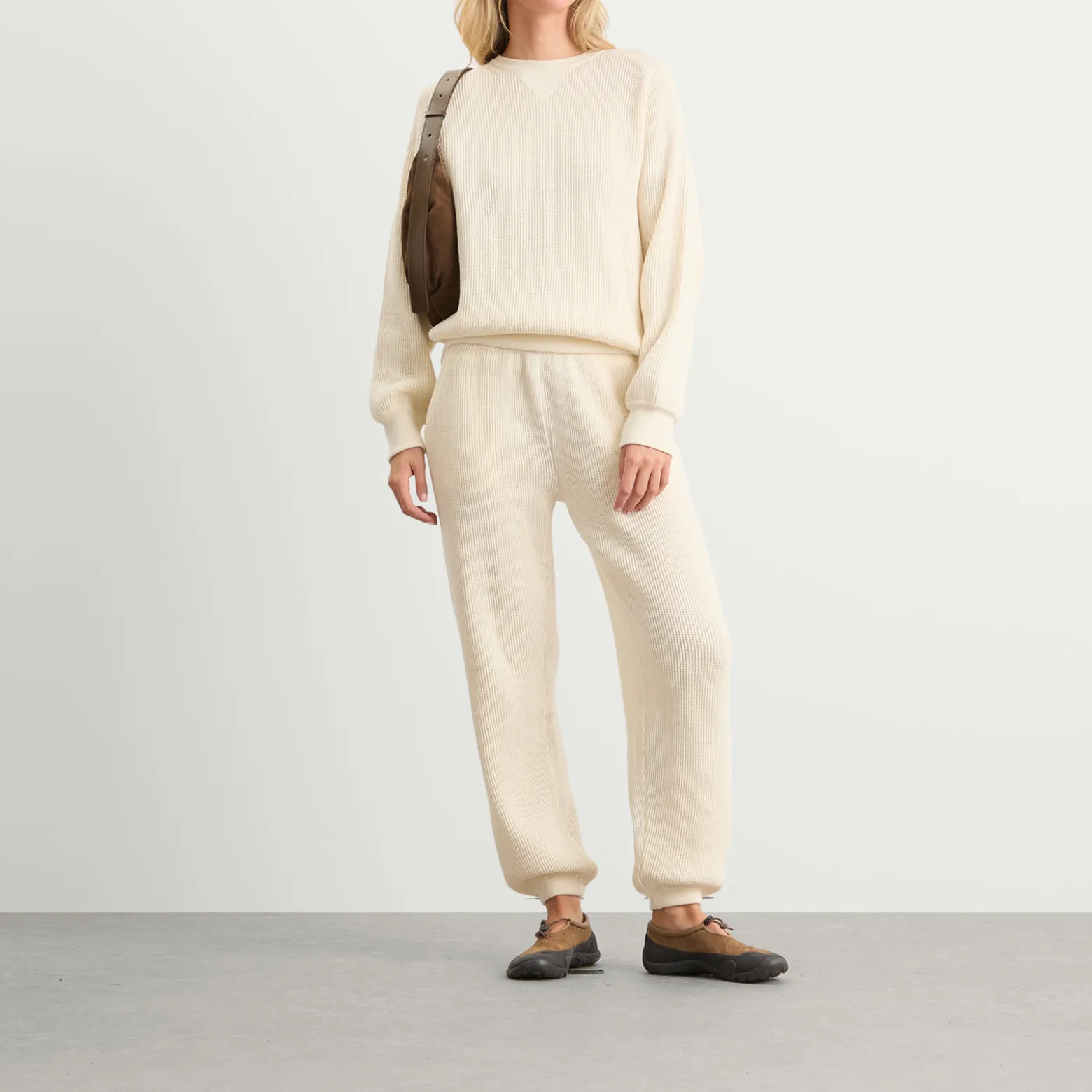Nothing Written Waffle Knit Pants