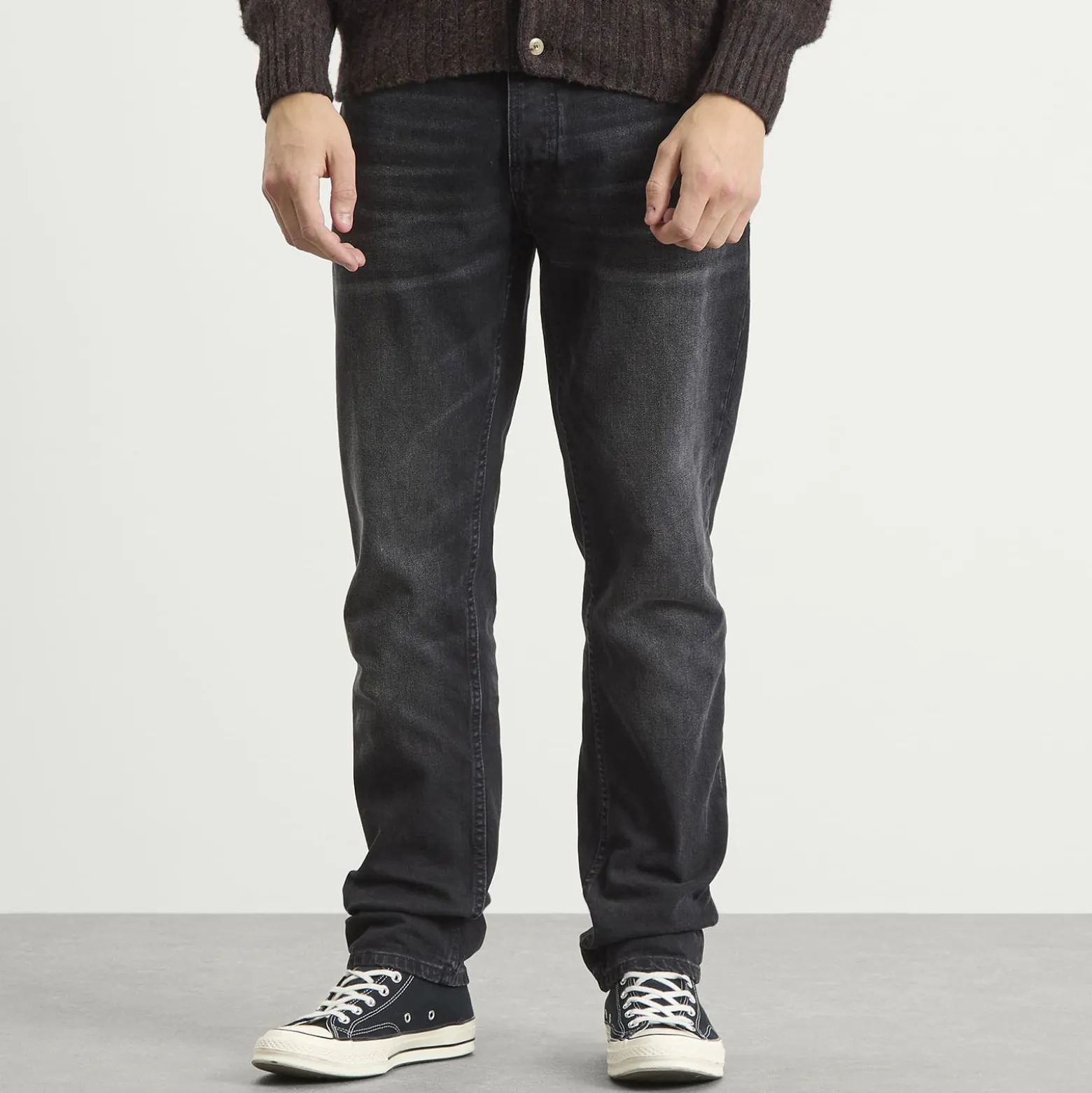 Nudie Jeans Co Solid Ollie Straight Leg Jeans