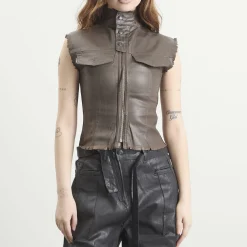 Ottolinger Glazed Denim Zip Top