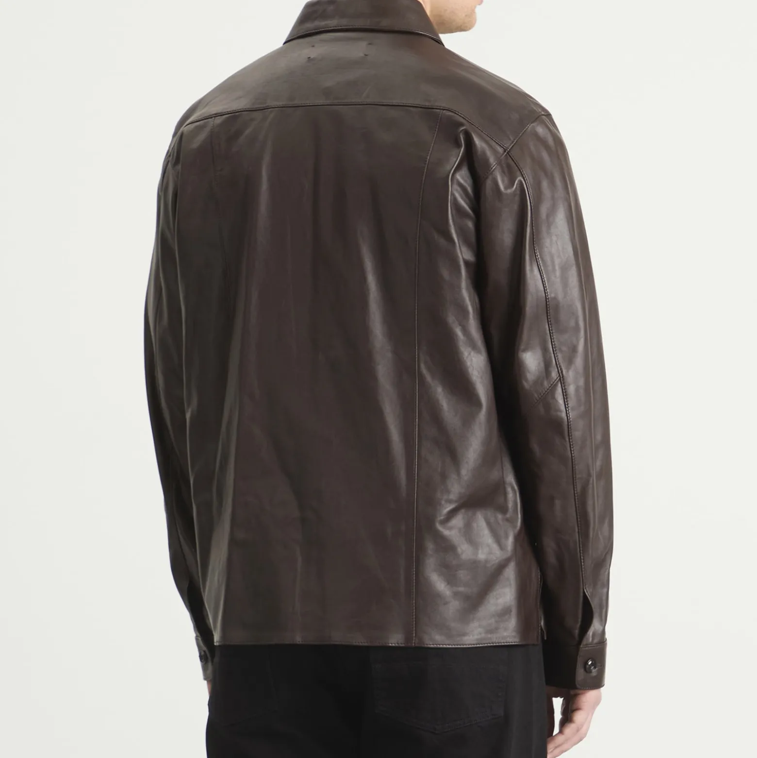 Our Legacy Calfskin Leather Welding Shirt