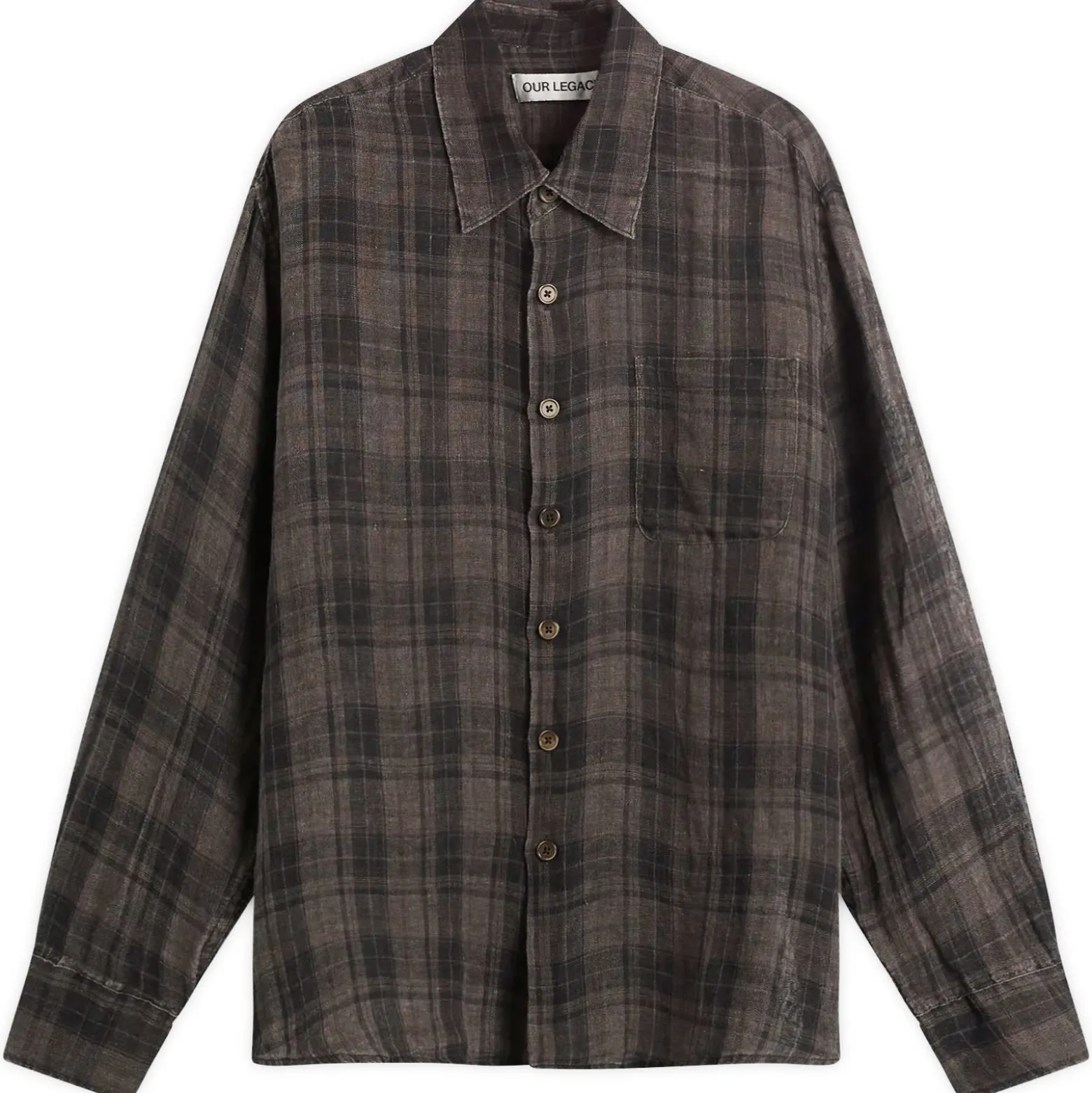 Our Legacy Check Linen Above Shirt