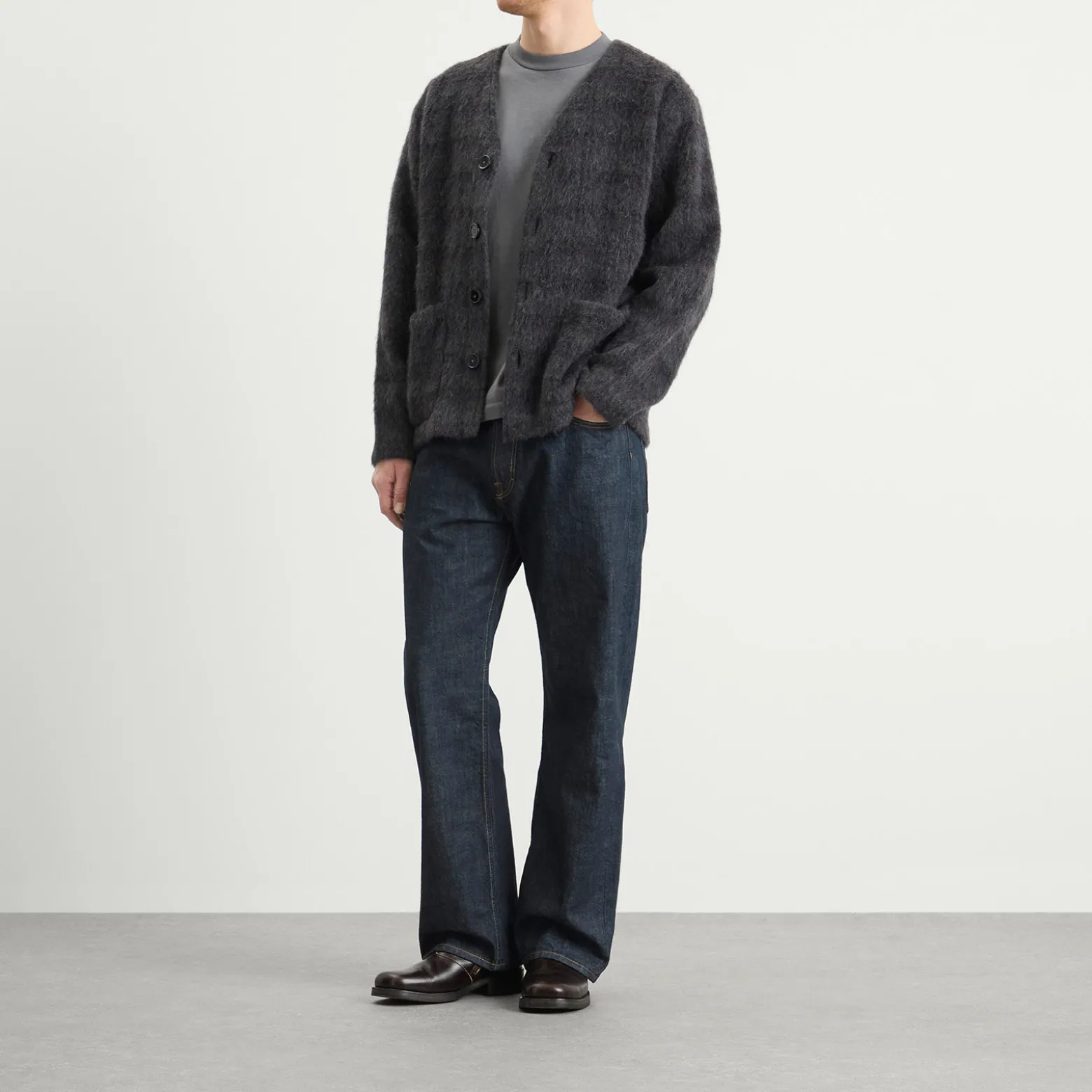 Our Legacy Hairy Wool Cardigan