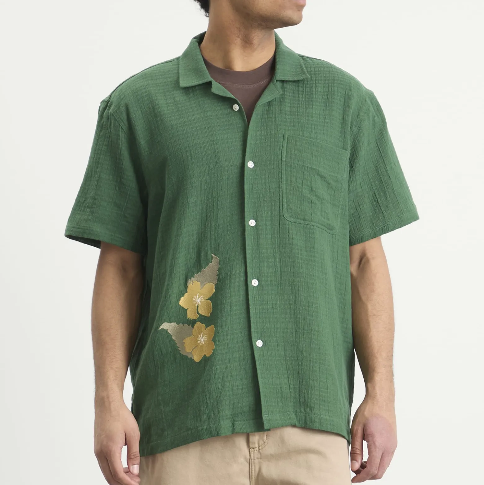 Palmes Ramus Camp-Collar Shirt