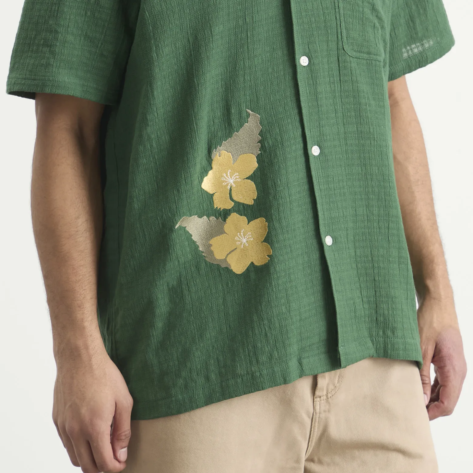 Palmes Ramus Camp-Collar Shirt