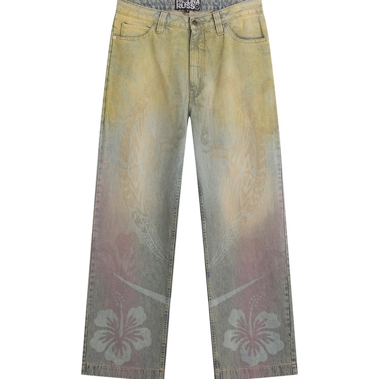 Paolina Russo Denim Baggy Trousers