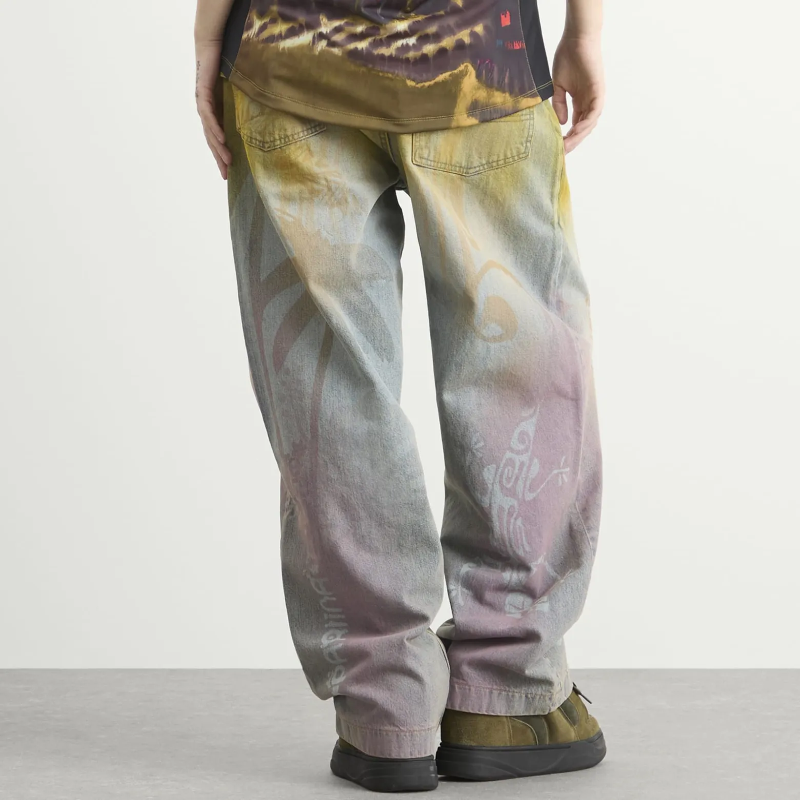 Paolina Russo Denim Baggy Trousers