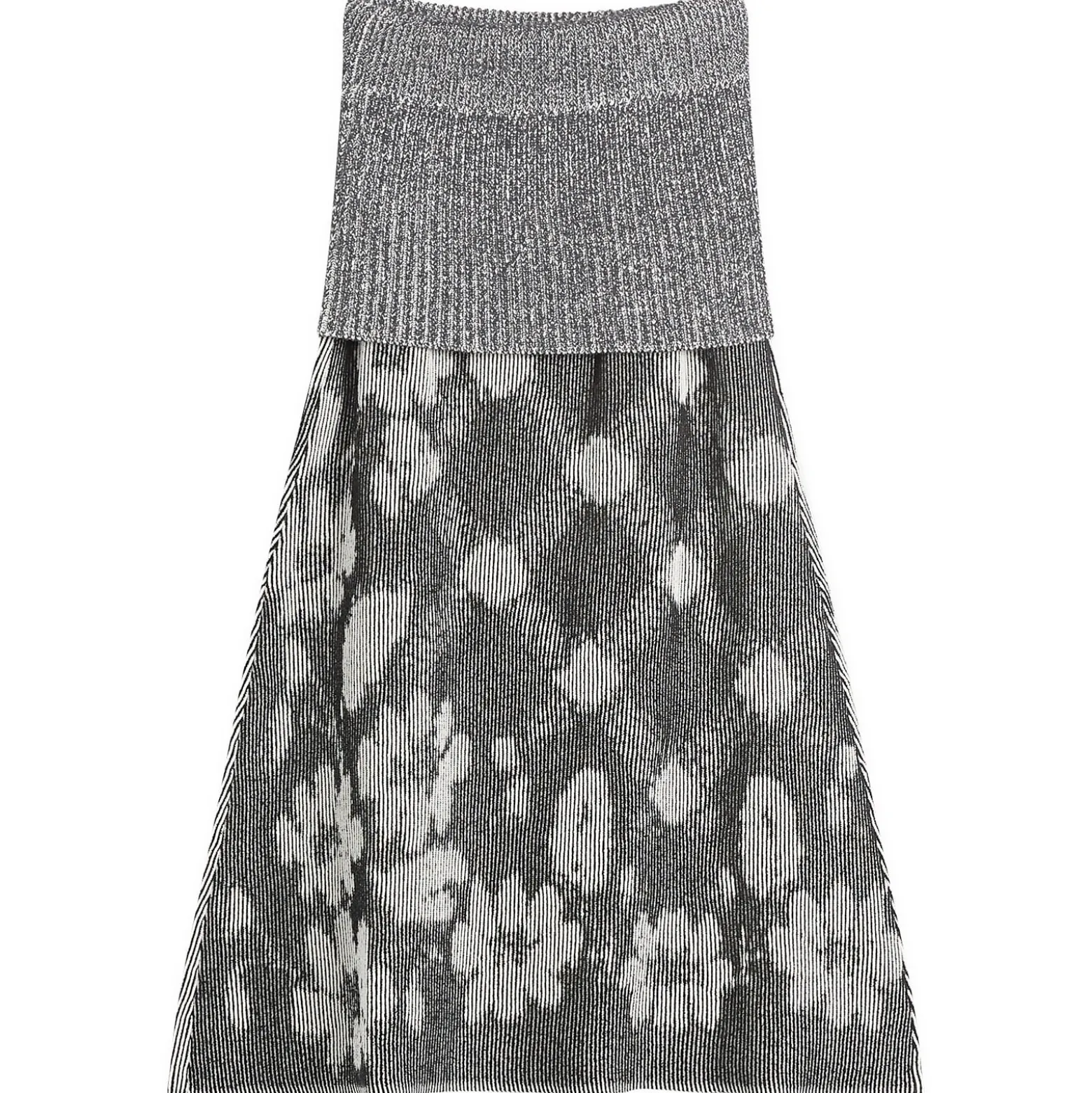 Paolina Russo Illusion Knit Maxi Skirt