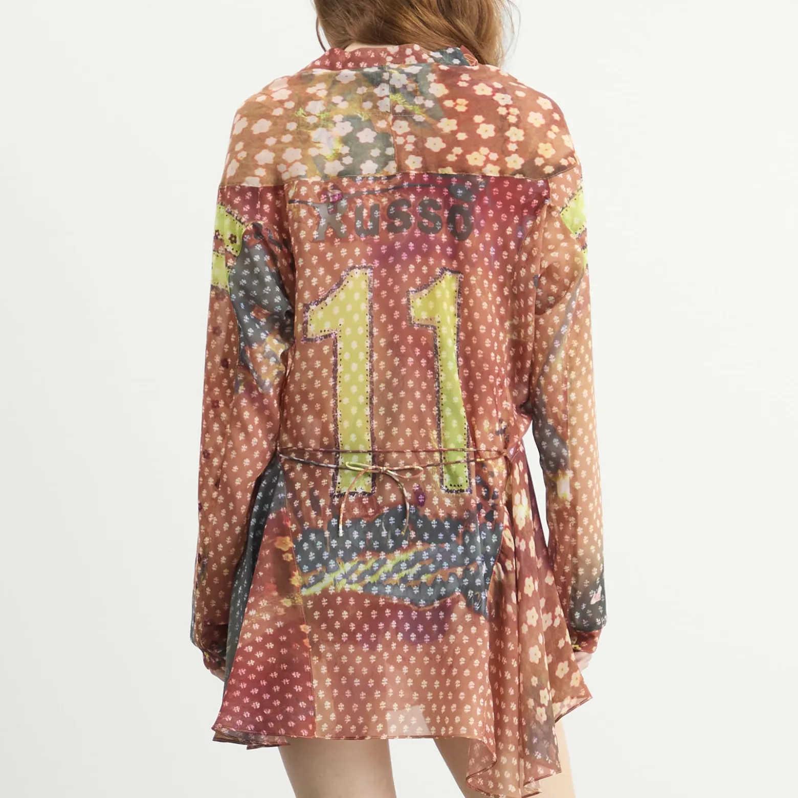 Paolina Russo Long Sleeve Short Dress