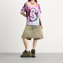 Paolina Russo Sport Loose Fit Short Sleeve Top