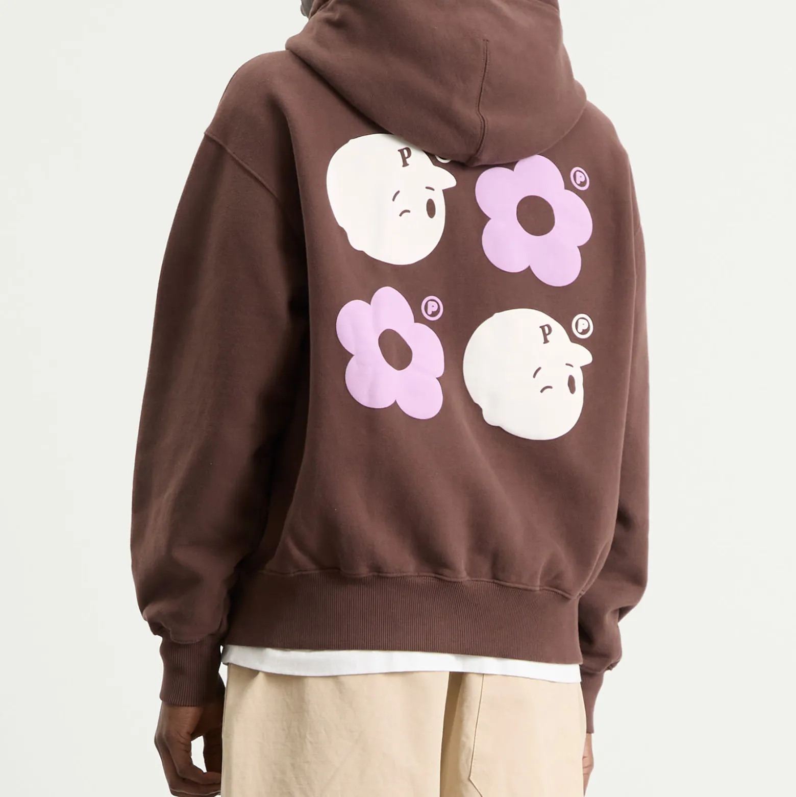 Pawa Speed Sports Multi Monogram Zip Hoodie